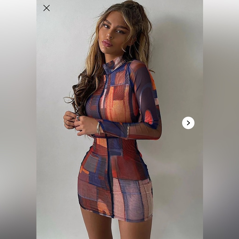 Fashion Nova Sheer Dress